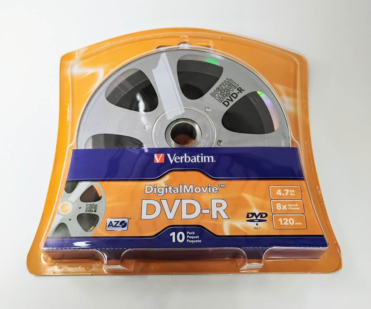 Verbatim 96856 4.7GB 8x Digital Movie DVD-R 10PK - DVD-R - Blank